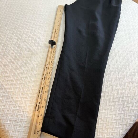 Aritzia Babaton Cohen Black Dress Pants Pleated Trousers Pockets Elastic Waist 2 - Picture 7 of 11